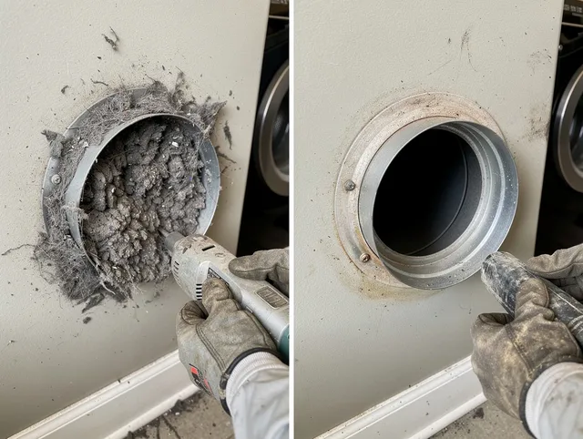 Professional clogged vent cleaning by Rock Hill Dryer Vent Cleaning in Rock Hill