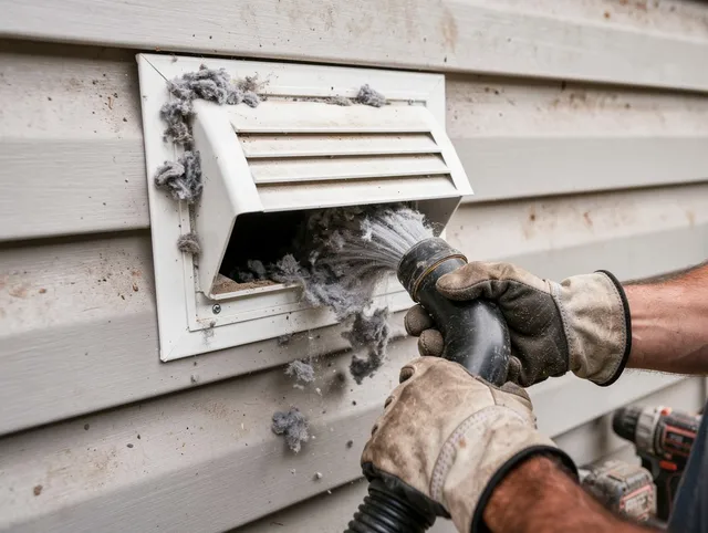 Professional dryer vent cleaning by Rock Hill Dryer Vent Cleaning in Rock Hill