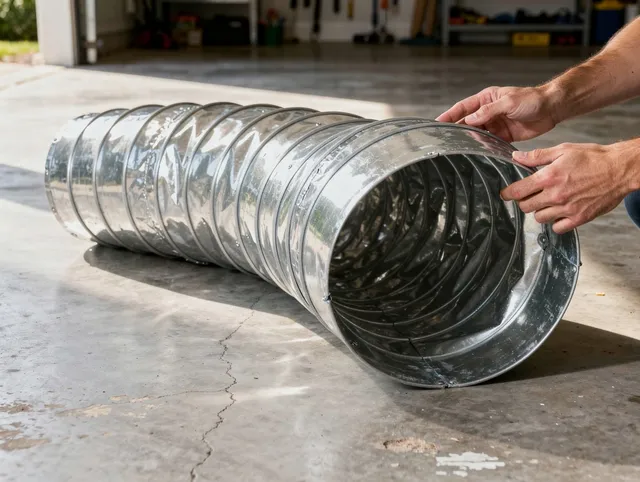 Rock Hill Dryer Vent Cleaning specialist using advanced equipment for thorough duct cleaning in Rock Hill