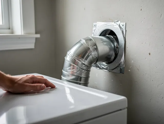 Rock Hill Dryer Vent Cleaning expert performing professional dryer vent repair and installation in Rock Hill