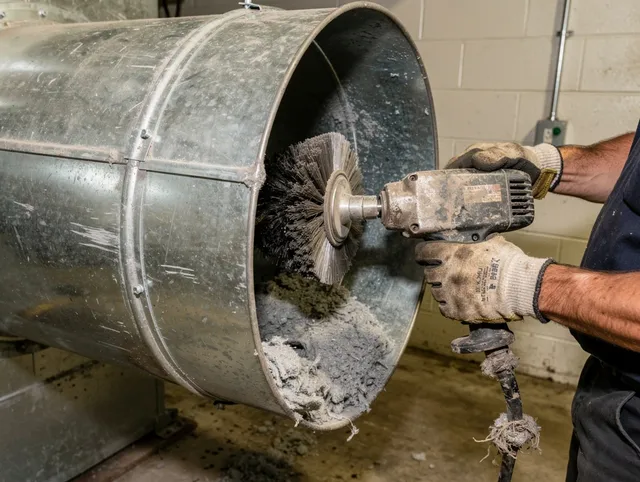 Industrial-grade dryer vent cleaning by Rock Hill Dryer Vent Cleaning in Rock Hill