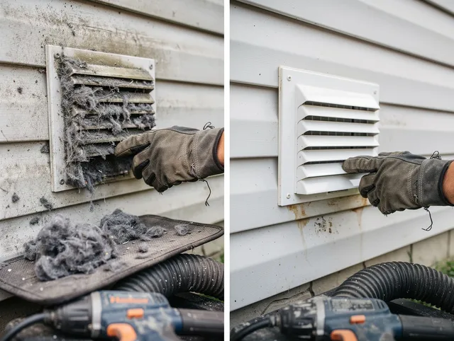 Residential dryer vent cleaning by Rock Hill Dryer Vent Cleaning in Rock Hill